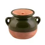 دیزی سفالی بدنه سبز